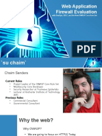 Web Application Firewall Evaluation: With Devops, SDLC and The New Owasp Core Rule Set