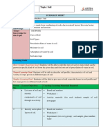 Class:7 Subject: Science Topic: Soil: Summary Sheet Pedagogical Approach: Student - Led