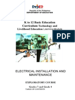 K To 12 Electrical Learning Module PDF