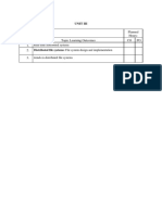 Unit-Iii: Planned Hours: S. No. Topic Learning Outcomes CO PO 1. 2. 3