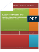 Pip Local Comunal Vista Hermosa