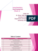 Stereochemistry Week-4) : Optical Isomerism