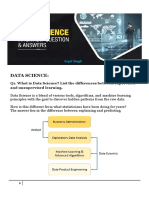 Data Science Related Interview Question