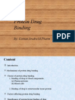 Protein Drug Binding: By: Kishan Arudra M.Pharm