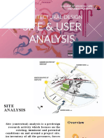 Architectural Design 1 - Lecture 16 - Site & User Analysis