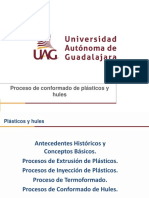 6.1 Procesos de Conformado de Plásticos y Hules