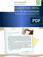 Carta Pessoal, E-Mail, Blog e