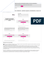 Cas Pratiques Sur Les Procédures Collectives - Période Suspecte, Revendications, Clauses de Réserve de Propriété