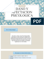 Dano y Afectacion Psicologica