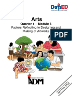 Arts8 - q1 - Mod6 - Factors Reflecting in Designing and Making of Artworks - FINAL08032020 PDF