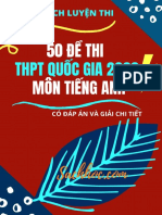 50 đề thi thử THPT QUốc Gia 2020 Môn Tiếng anh có đáp án và giải chi tiết PDF