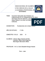 Funciones Esenciales Que Realizan Los Enfermeros