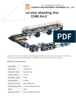 CHM A4-4 5 Reels 5 Pockets Slitting Line