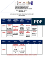 Horario 501-502 Modulo 2