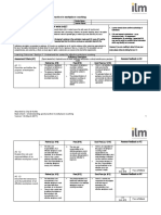 MARK SHEET - Understanding Good Practice in Workplace Coaching