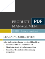 Product Management: CHAPTER 4: Defining The Competitive Set