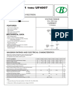 UF4001 UF4007: 1.0 Amp High Efficiency Rectifiers