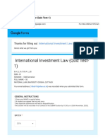 Gmail - International Investment Law (Quiz Test-1)