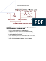 Análisis Morfosintáctico - 2º Eso