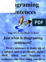 Diagraming Sentences