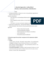 IR, 2 Lecture, Theories of IR