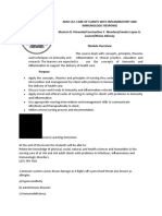 NCM 112: Care of Clients With Inflammatory and Immunologic Response Maricris B. Florendo/Constantino Y. Mendoza/Sandra Layne G. Luczon/Rhizza Abinsay