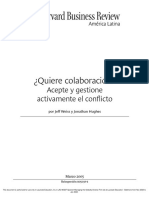 4.0 Quiere Colaboración Acepte y Gestione Activamente El Conflicto