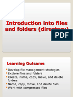 Introduction Into Files and Folders (Directory)