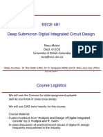 EE313 MOS Digital Integrated Circuit Design