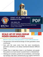 BITS Pilani: Scale-Up of High-Shear Mixer Granulators