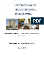 Project Proposal On G+8 Five Star International Tourist Hotel