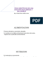 Principios Científicos de Una Alimentación Equilibrada y Saludable