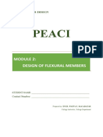 Peaci: Design of Flexural Members