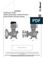 ProMinent Operating Instructions Meta HM-HK