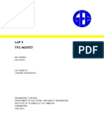 Lap 3 Tp2 Mosfet: Nai Soknov E20170539