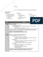 Esl 1b - Lesson Plan - Feb 3 2020