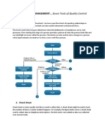 TOTAL QUALITY MANAGEMENT Seven Tools of Quality Control: 1. Flowcharts