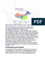 Geography: Landscape and Climate