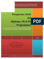 AST Prospectus 2020 For Dip - UG - PG Progs PDF