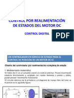 Control Por Realimentación de Estados Del Motor DC