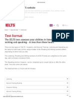 IELTS Test Format