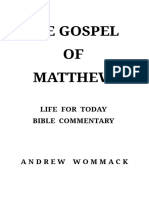 Matthew - Life For Today Bible Commentary - Andrew Wommack PDF