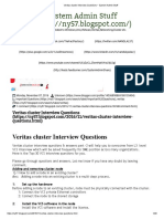 Veritas Cluster Interview Questions - System Admin Stuff PDF