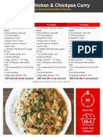 Madeleine Reinstein African Chicken Chickpea Curry