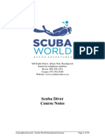 Naui Scuba Diver Course