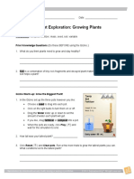 Student Exploration: Growing Plants: Vocabulary: Compost, Fertilizer, Mass, Seed, Soil, Variable