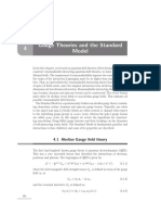 4 Gauge Theories and The Standard Model: 4.1 Abelian Gauge Field Theory