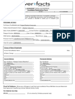 Verifacts - BGV Form