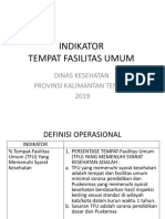 DEFINISI OPERASIONAL TFU Up Date Integrasi Kesling