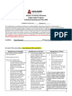 Tep 534 Idp-Transition Plan For Clear Credential